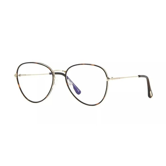 Tom Ford FT 5631-B BLUE BLOCK Dark Havana Eyeglasses